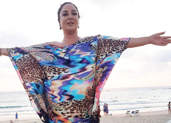 לירז רובין בחוף הים