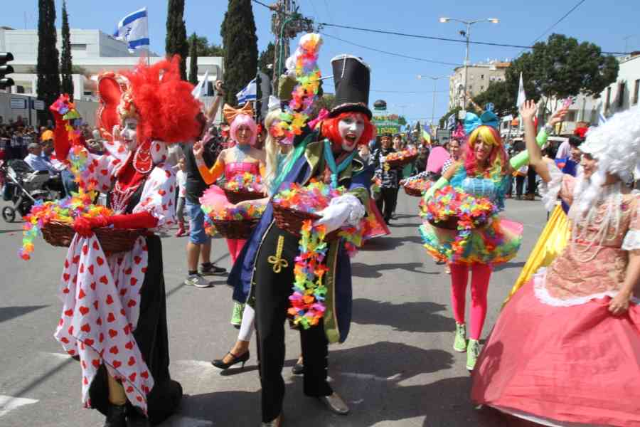 חגיגות פורים בעיר חדרה