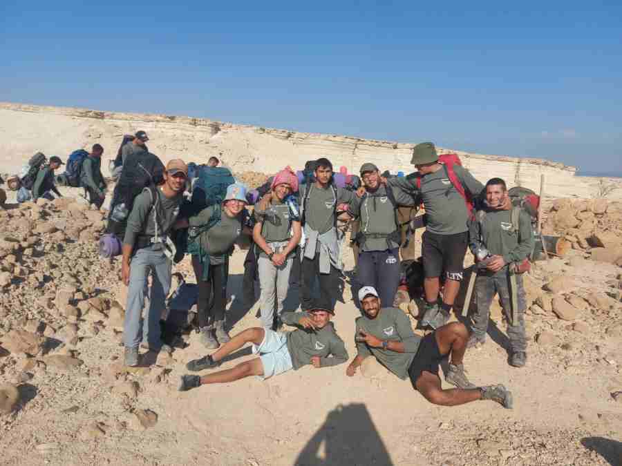 חניכי מיתר נירים חדרה במהלך מסע הישרדות בן עשרות קילומטרים במדבר