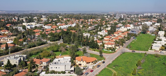 פרדס חנה מבט מהאוויר צילום: המועצה המקומית