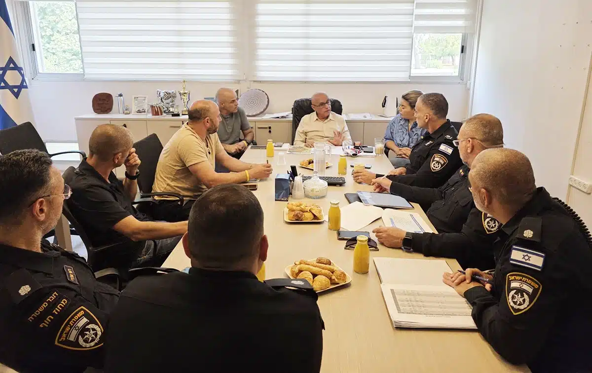 שיתוף פעולה בין מועצת פרדס חנה ומשטרת ישראל