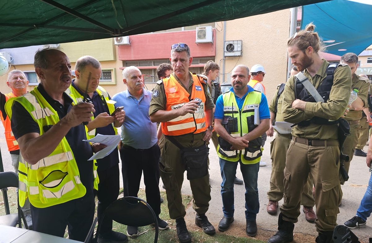 תרגיל צוותים באור עקיבא