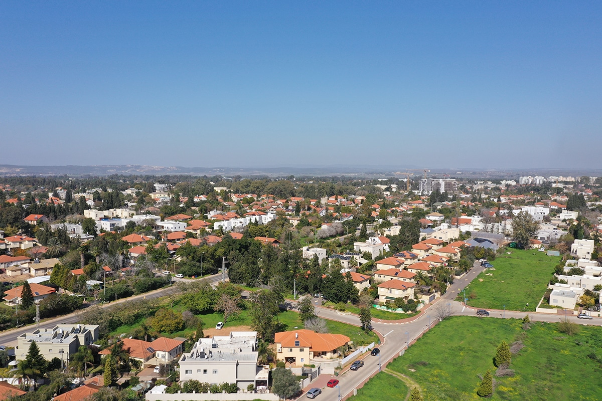 פסטיבל קיץ. פרדס חנה צילום מהאוויר.