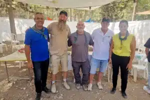 ראשת המועצה  עמק חפר  גלית שאוליו"ר התנועה רז פרל
גיל חנניה ראש מועצת בנימינה גבעת עדה.אורי קופר ראש הנהגת החורש