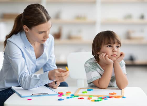 ילד עם ADHD ומורה