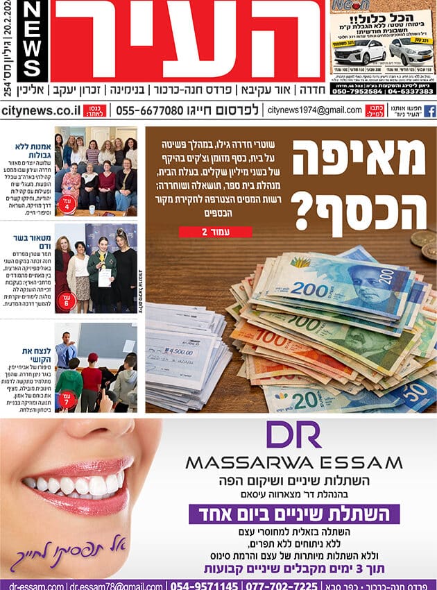 שער גיליון העיר ניוז 20.2.26
