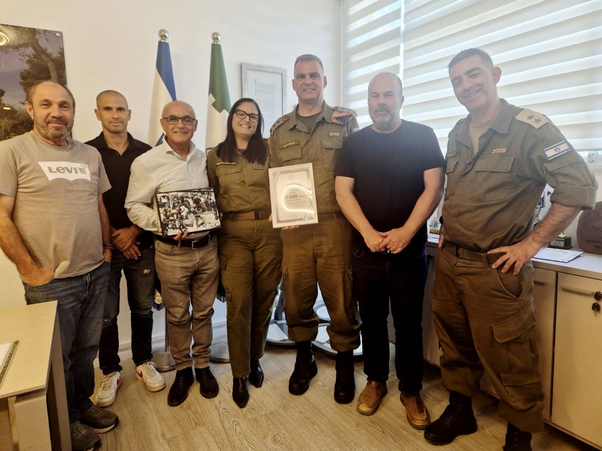 נפרדים ממפקד נפת גדור